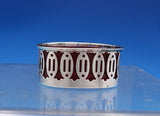 Roden Canadian Sterling Silver Salt Cellar with red glass liner 782 (#7438)