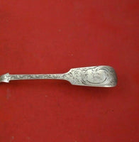 Henry Holland English Victorian Sterling Silver Fish Server Pierced Engraved 13"