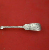 Henry Holland English Victorian Sterling Silver Fish Server Pierced Engraved 13"