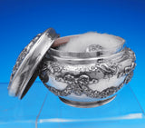 Tiffany and Co Sterling Silver Dresser Set 6pc Cherubs Motif (#8900) Lovely!