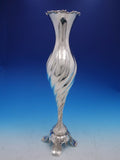 Chrysanthemum by Tiffany and Co Sterling Silver Tall Vase Outstanding (#4132)