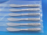 Contessina by Towle Sterling Silver Trout Knife Set 6pc HHWS  Custom Made 7 3/4"