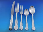 Kings by Carrs English Sterling Silver Flatware Set for 8 Service 43 pcs Dinner