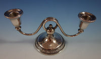 Talisman Rose by Frank Whiting Sterling Silver Console Candlestick Set 2pc #2365