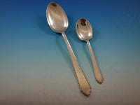 William and Mary by Lunt Sterling Silver Flatware Set for 12 Service 55 pieces