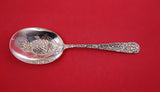 Repousse By Jacobi and Jenkins Sterling Berry Spoon w/ pineapple in bowl 9"