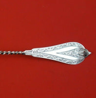 NW Silverware Mfg Co Coin Silver Sugar Sifter GW BC Twisted c. 1865 7 3/4"