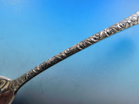 Antique Engraved by Tiffany and Co Sterling Silver Soup Ladle Fluted 11 1/2"