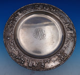 Repousse by Kirk & Son Inc 925/1000 Silver Architectural Plate 2703 12.5" #8383