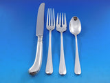 Rattail Antique by Dominick & Haff Sterling Silver Flatware Set Service 59 pcs