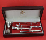 Silver Sculpture by Reed and Barton Sterling Silver Bar Set Original 6pc