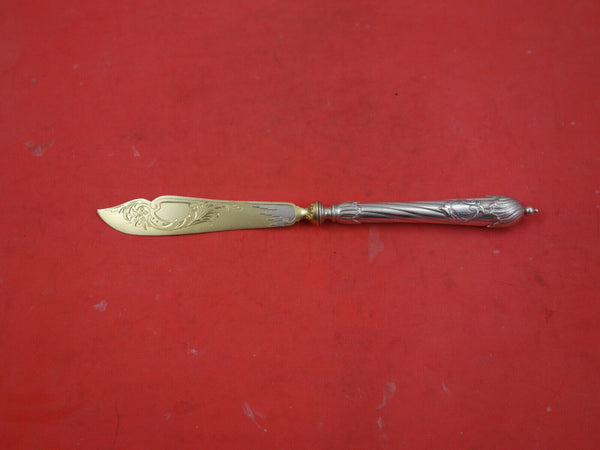 Rocaille by Gebrüder Reiner German 800 Silver Fruit Knife HH AS GW Acid Etched