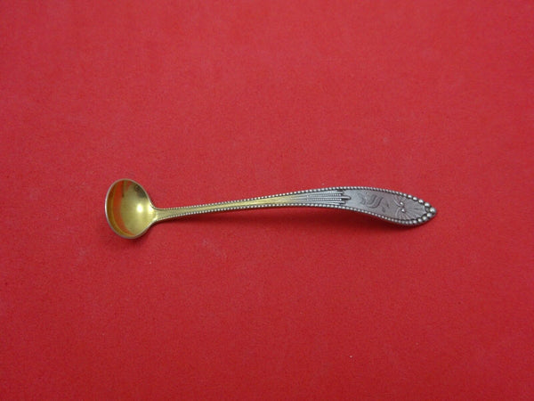 Chippendale by Gorham Sterling Silver Mustard Ladle Gold Washed Original 4 7/8"