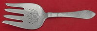 Continental by Georg Jensen Sterling Silver Fish Serving Fork Fancy Pierced 9"