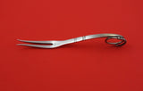 Ornamental #41 By Georg Jensen Sterling Silver Pickle Fork 6 1/8" Serving