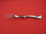 Waltz of Spring By Wallace Sterling Silver Roast Carving Fork 11"
