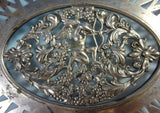 Theodore Starr Sterling Silver Basket with Cherubs and Grapes #2296 (#1326)