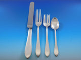 Reeded Edge by Tiffany Sterling Silver Flatware Set for 12 Service 99 pcs Dinner