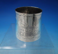 Arts and Crafts by Shiebler Sterling Silver Smoking Set 4pc #117B (#5902)