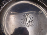Repousse by Kirk & Son Inc 925/1000 Silver Architectural Plate 2703 12.5" #8383