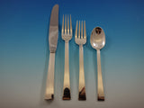 Continental by International Sterling Silver Flatware Set 8 Service 51 pcs Plain