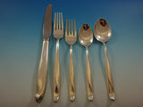 Silver Sculpture by R&B Sterling Flatware Set Service Mid-Century Modern 33 Pcs