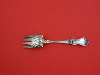 Meadow Rose by Wallace Sterling Silver Dessert Fork GW large fluted 5 1/4"