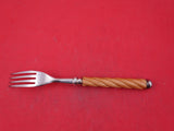 Tonga by Alain Saint Joanis Silver Plate Dinner Fork w/boxwood new never used 8"