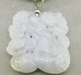 14k Jade Bead Necklace with Large Jade Enhancer (#J3344)