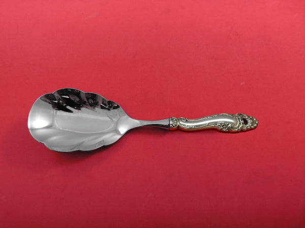 Decor by Gorham Sterling Silver Rice Spoon Scalloped 10" HH WS Custom Made
