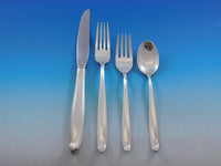 Silver Sculpture by Reed and Barton Sterling Silver Flatware Set Service 70 pcs