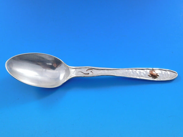 Lap Over Edge Mixed Metals by Tiffany and Co Sterling Teaspoon with Copper Bug
