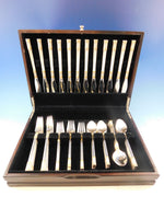 Aegean Weave Gold by Wallace Sterling Silver Flatware Set 12 Service 60 pieces