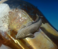 Cairo by Gorham Mixed Metals Trophy w/ Fish Shell Aesthetic Museum Piece (#0051)