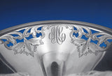 Sweetser Co Sterling Silver Candy Dish Pierced BC w/ Pedestal Base #971 (#8800)