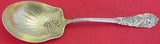 Trajan by Reed & Barton Sterling Silver Berry Spoon Gold Washed 8"