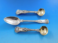 Kings / Queens English Sterling Silver Flatware Set Service 82 Pieces Dinner