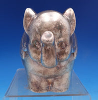 Tiffany and Co Sterling Silver Piggy Bank Elephant 5" x 7" 8.1 ozt. (#8560)