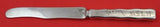 Lap Over Edge Acid Etched by Tiffany and Co Sterling Dessert Knife HHAS Foliage