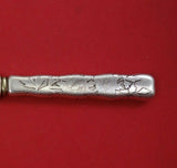 Lap Over Edge Acid Etched byTiffany Sterling Breakfast Knife GW Carnation