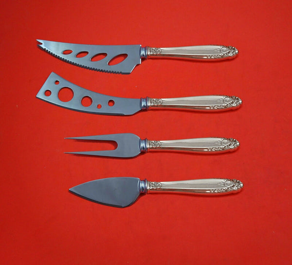 Prelude by International Sterling Silver Deluxe Charcuterie Set 4-Piece Custom