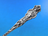 Irian by Wallace Sterling Silver Berry Spoon Gold-Washed Figural 8 5/8"