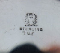 Meriden Britannia Sterling Silver Fruit Bowl Footed Pierced Design #896 (#2990)