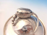 Blossom by Georg Jensen Sterling Silver Sugar and Creamer w/Tray 3pc Set #0013