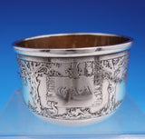 McChesney Co Sterling Silver Child's Cup Acid Etched Farm Animals #W3-13 (#3655)