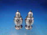 Randahl Sterling Silver Salt & Pepper Shakers 2-piece Beaded #114 (#7096)