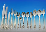 Fuchsia by Georg Jensen Klokke Sterling Flatware Set for 12 Dinner 160 Pieces