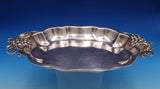 Durham Sterling Silver Serving Platter with Grapes #495 Retailed by Fina (#8375)