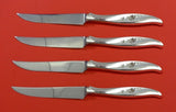 Rose Ballet by International Sterling Silver Steak Knife Set 4pc HHWS Custom
