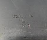 Repousse by S. Kirk and Son Co 925/1000 Silver Fish Serving Platter (#8988)